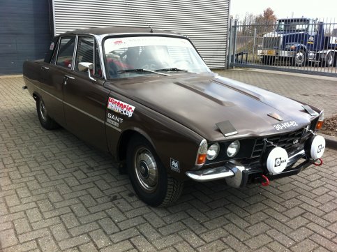 Rover P6 in zware Rallye Erzgebirge 2013 !!