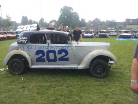 Rover P3 gesloopt in Autorodeo....ZONDE !