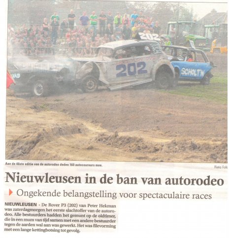 Rover P3 gesloopt in Autorodeo....ZONDE ! deel 2